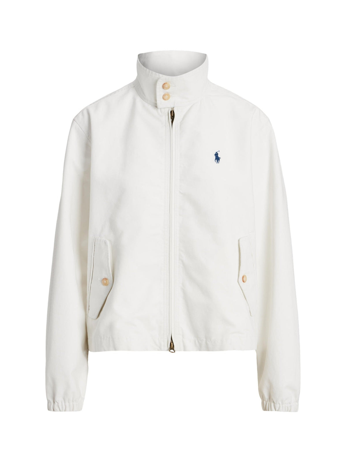 RALPH LAUREN WOMEN Cotton Canvas Jacket Deckwash White
