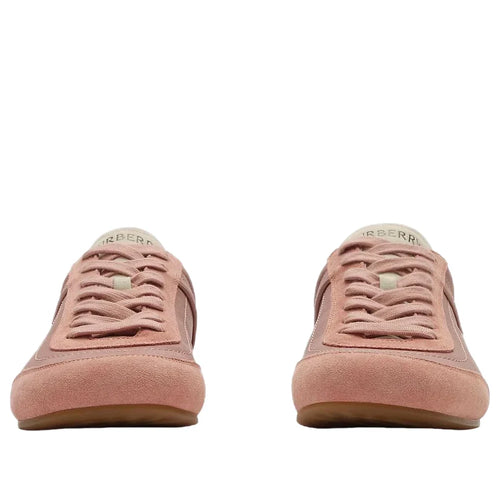 (WMNS) Burberry Leather Knight Runner Sneakers 'Dusky Rose Dove Beige' 81278051