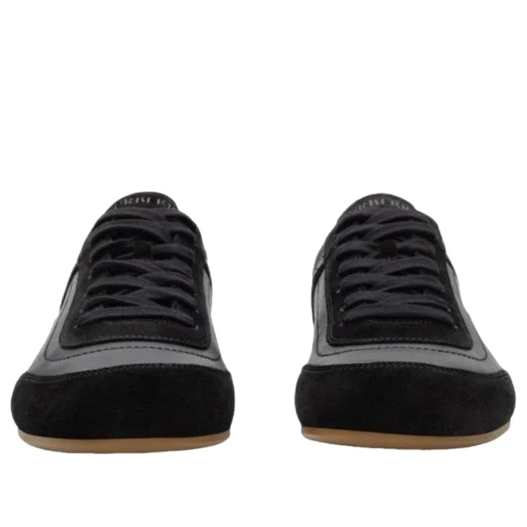 Burberry Leather Knight Runner Sneakers 'Black' 81262821
