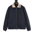BURBERRY BBR Two-Tone Check Lapel Jacket