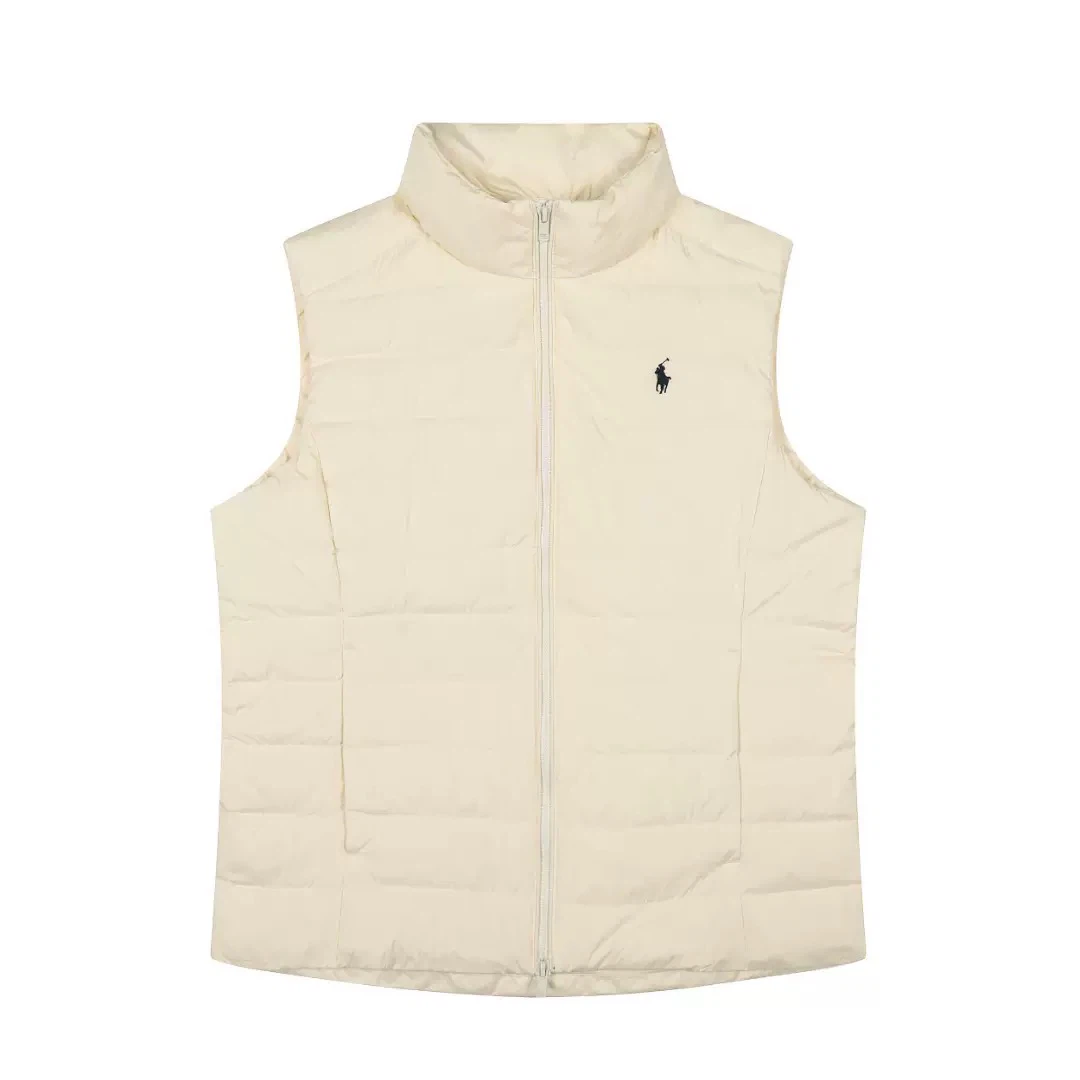 Polo Ralph Lauren Women Cream Down Puffer Vest